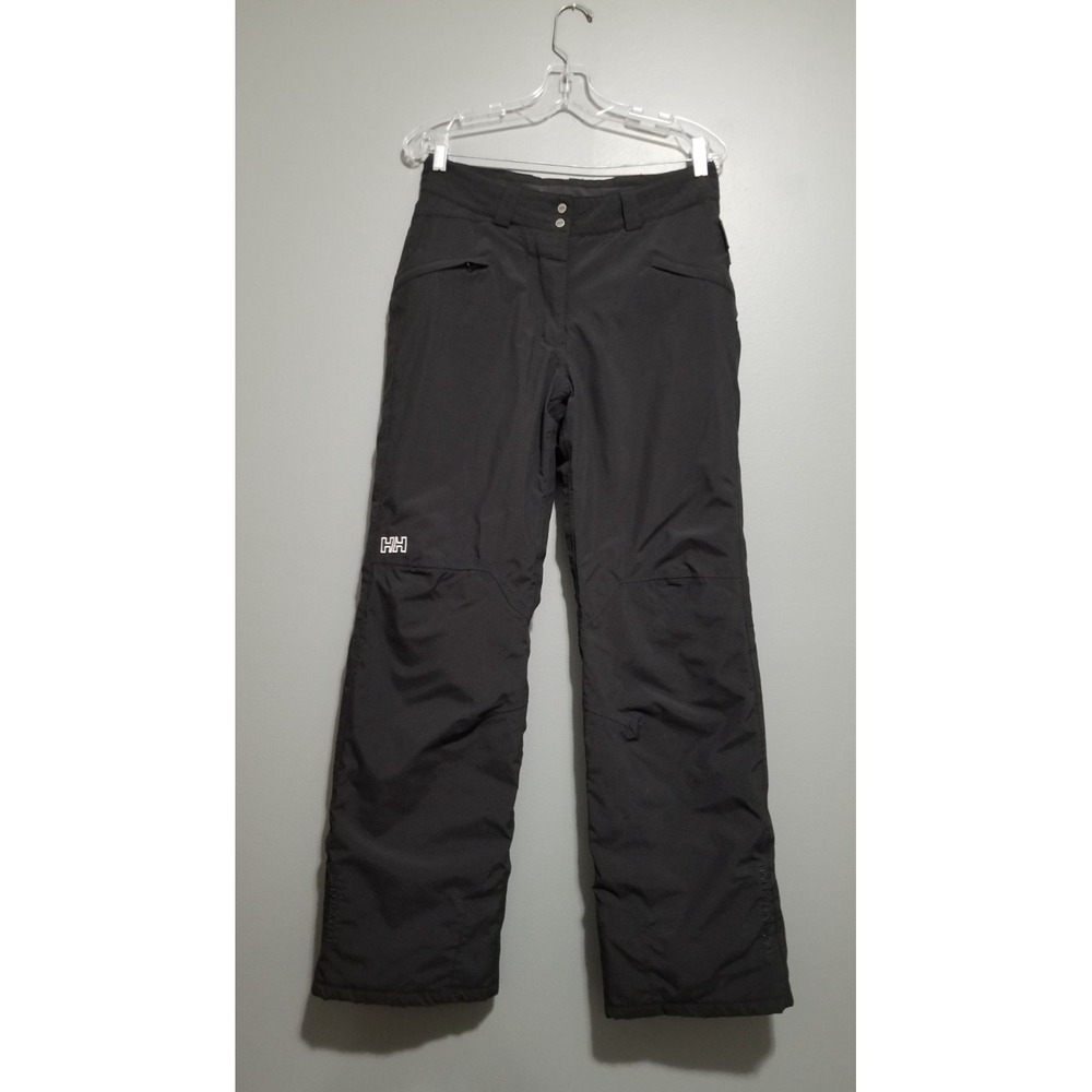 Women's Helly Hansen Black Insulated Windproof, Waterproof Ski Pants Size‎ S